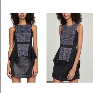 NWT BCBG MaxAzria “Seren” Lace Peplum Top